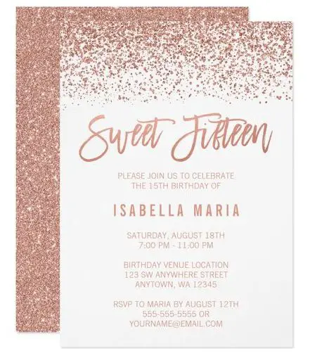 Rose Gold Quinceanera Theme - My Perfect Quince